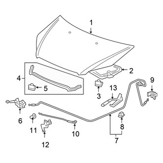 Honda OE - Hood & Components