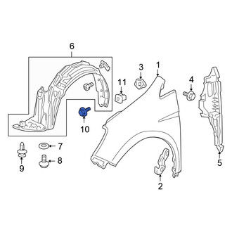 Honda OE - Fender Liner Screw