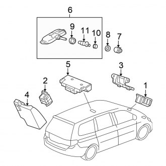 tpms light honda odyssey 2010