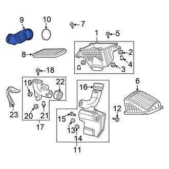 Honda OE - Engine Air Intake Hose