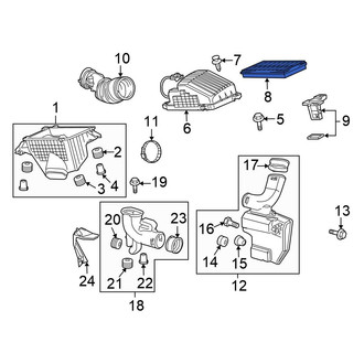 Honda OE - Engine Air Filter