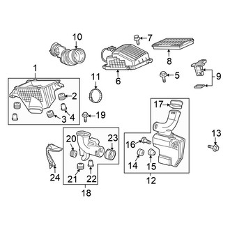 Honda OE - Engine / Transaxle - Air Intake