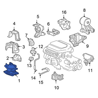 Honda OE - Left Engine Mount