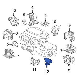 Honda OE - Right Automatic Transmission Mount