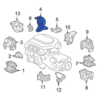 Honda OE - Right Engine Mount
