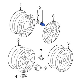 Honda OE - Wheel Lug Nut