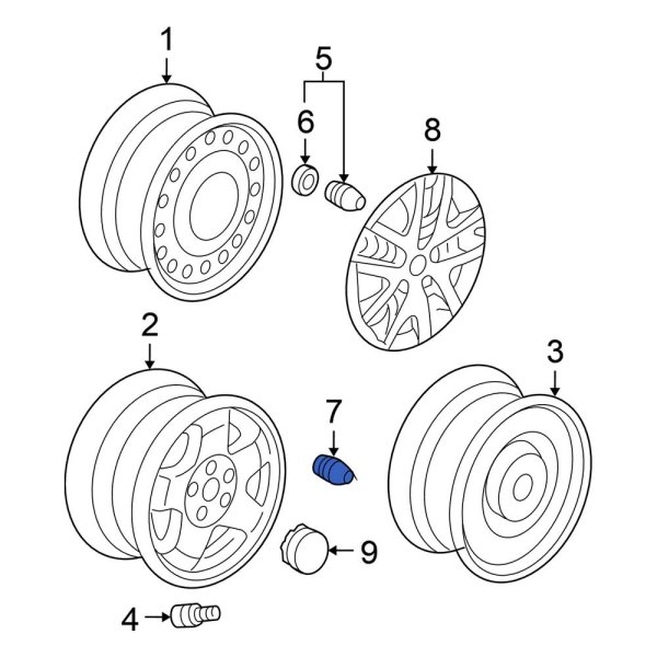 Wheel Lug Nut