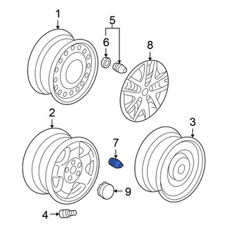 Honda OE - Wheel Lug Nut