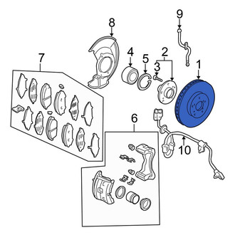 Honda OE - Front Disc Brake Rotor