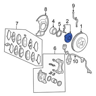 Honda OE - Front Wheel Hub