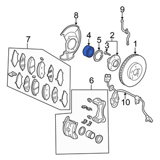 Honda OE - Front Wheel Bearing