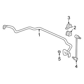 Honda OE - Front Suspension - Stabilizer Bar & Components