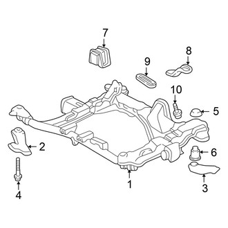 Honda OE - Front Suspension - Suspension Mounting