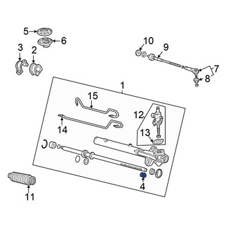 Honda OE - Left Rack and Pinion Mount Bushing
