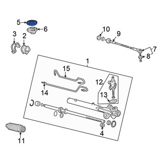 Honda OE - Left Rack and Pinion Mount Bushing