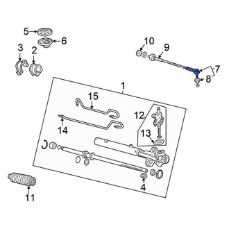 Honda OE - Outer Steering Tie Rod End