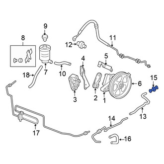 Honda OE - Power Steering Return Hose