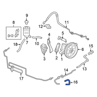 Honda OE - Front Power Steering Cooler