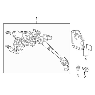 Honda OE - Steering Column Assembly