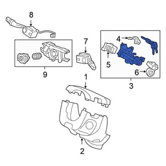 Honda OE - Steering Column Lock