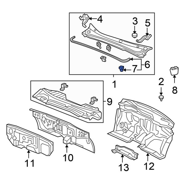 Hood Seal Clip