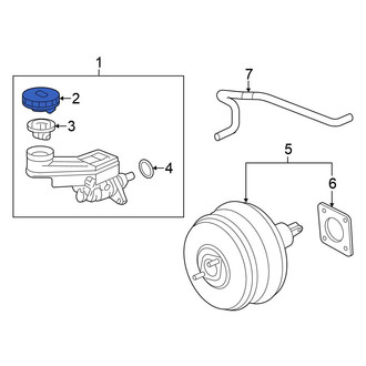 Honda OE - Brake Master Cylinder Reservoir Cap
