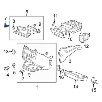 Honda OE - Console Tray Bolt