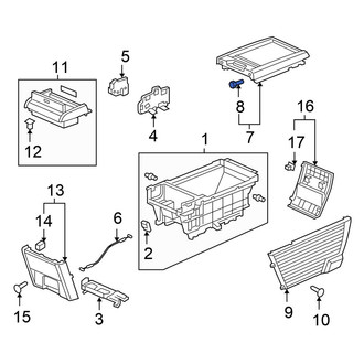 Honda OE - Rear Console Armrest Bumper