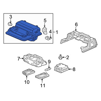 Honda OE - Upper Overhead Console
