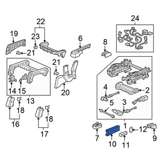Honda OE - Front Right Power Seat Switch