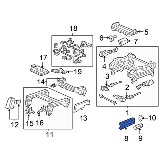 Honda OE - Front Left Power Seat Switch