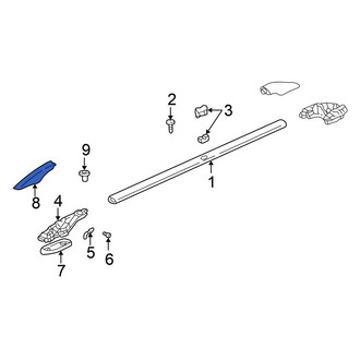 Honda OE - Front Left Roof Rack Cover