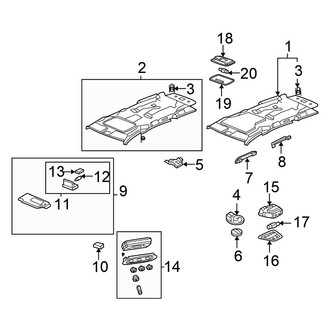 Honda OE - Roof - Interior Trim