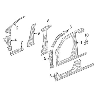 Honda OE - Pillars, Rocker & Floor - Center Pillar