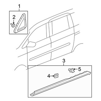 Honda OE - Pillars, Rocker & Floor - Exterior Trim
