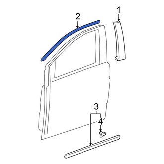 Honda OE - Front Left Door Reveal Molding
