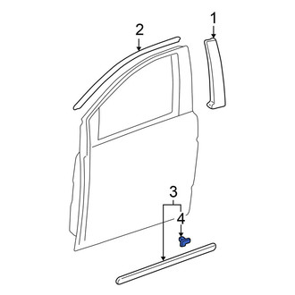 Honda OE - Door Molding Clip