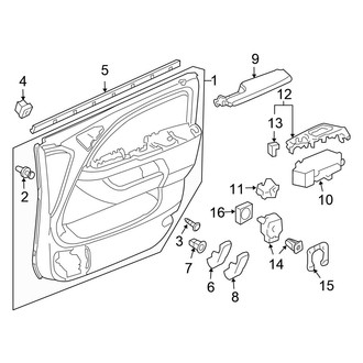 Honda OE - Front Door - Interior Trim