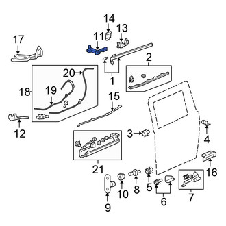 Honda OE - Right Upper Sliding Door Roller