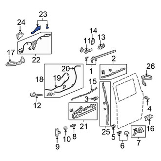 Honda OE - Right Power Sliding Door Motor Bracket