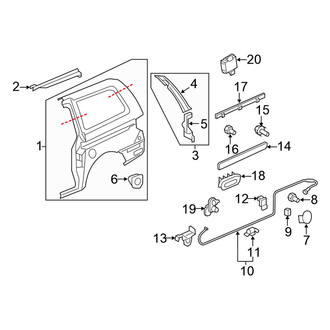 Honda OE - Side Panel & Components
