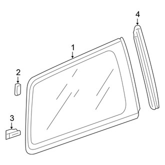 Honda OE - Side Panel - Glass
