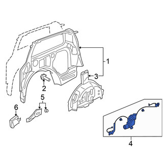 Honda OE - Left Power Sliding Door Motor