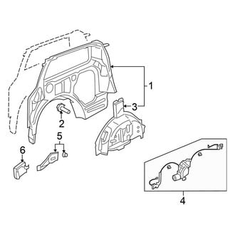 Honda OE - Side Panel - Inner Structure