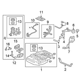 Honda OE - Fuel System Components (EX / EX-L / LX / Touring)