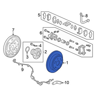 Honda OE - Rear Disc Brake Rotor