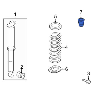 Honda OE - Rear Coil Spring Damper