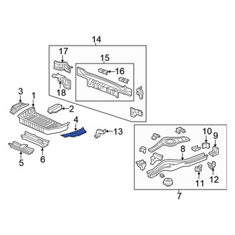 Honda OE - Rear Left Floor Extension