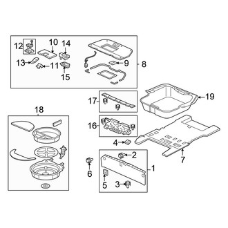 Honda OE - Rear Body & Floor - Interior Trim
