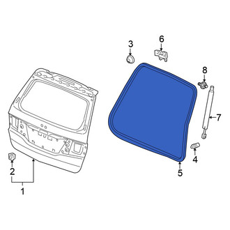 Honda OE - Rear Hatch Seal